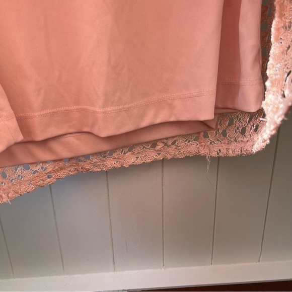 MANDEE Women’s Pink Lace Lined Sleeveless Top, Size Small, #76 - Picture 6 of 8